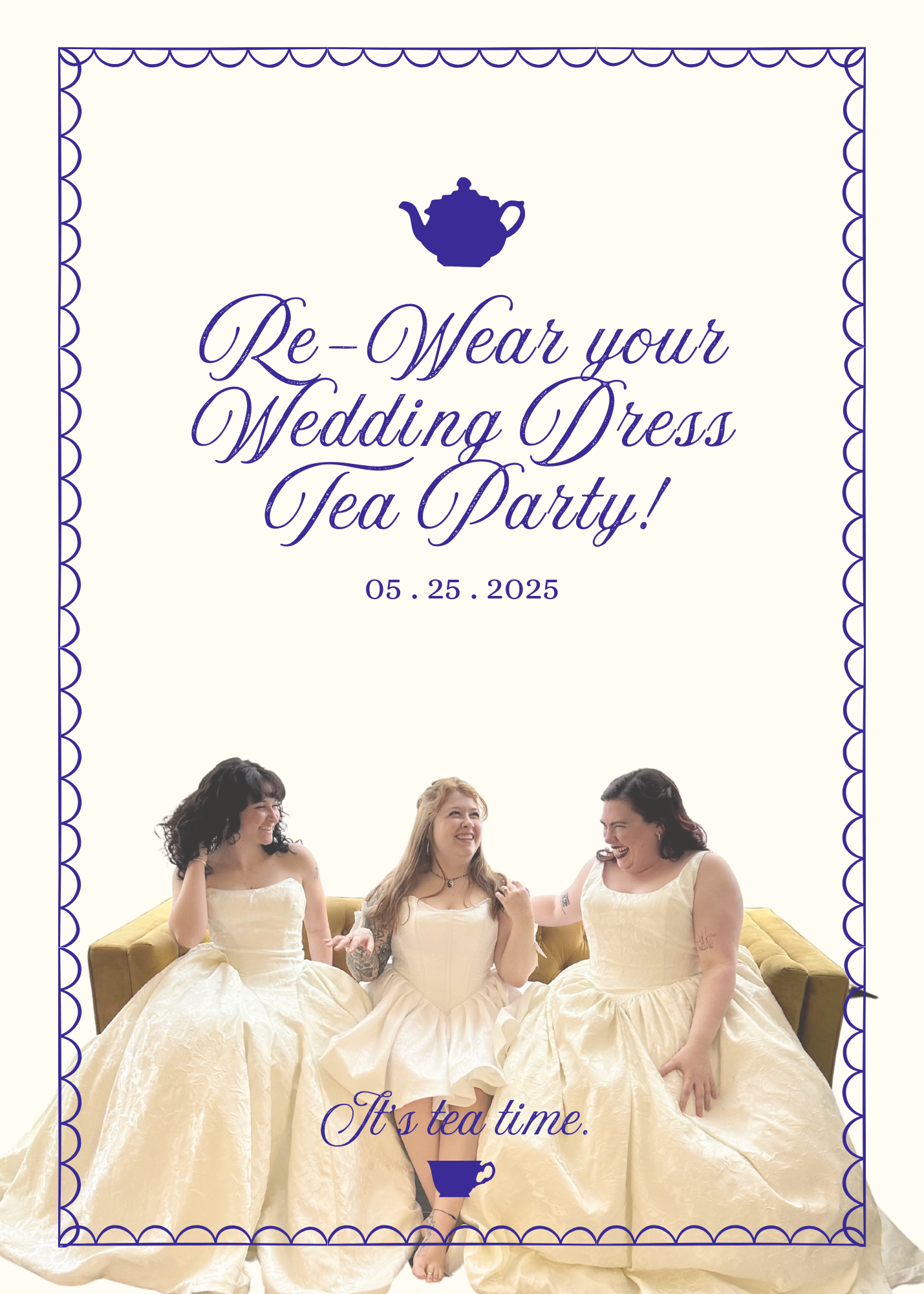 Re-Wear Your Wedding Dress Tea Party