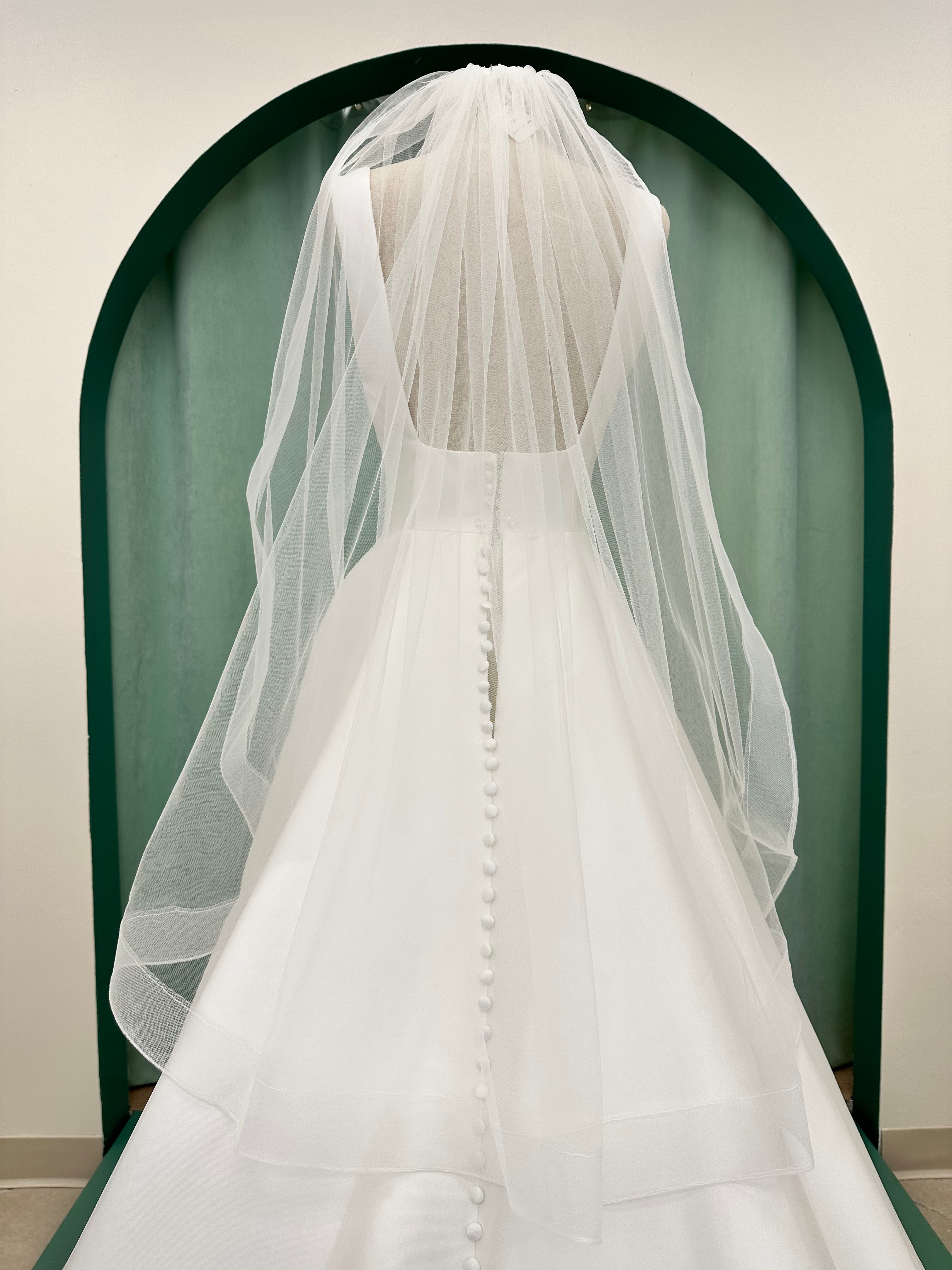 Horsehair edge veil