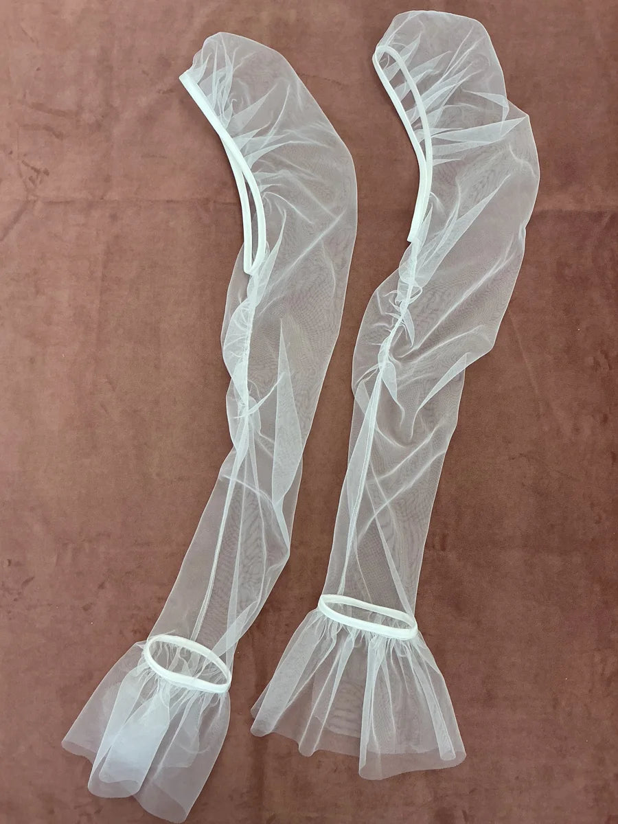 Heirloom long flutter sleeve