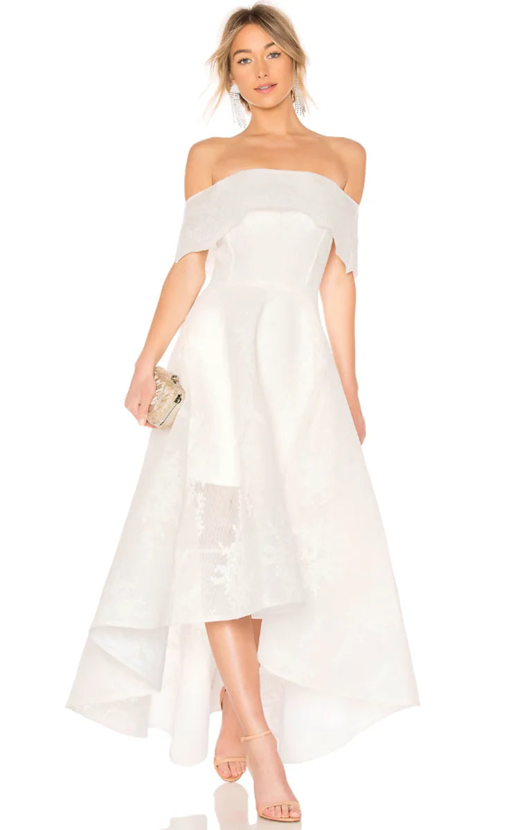 Bronx & Banco Tulip Lace Gown