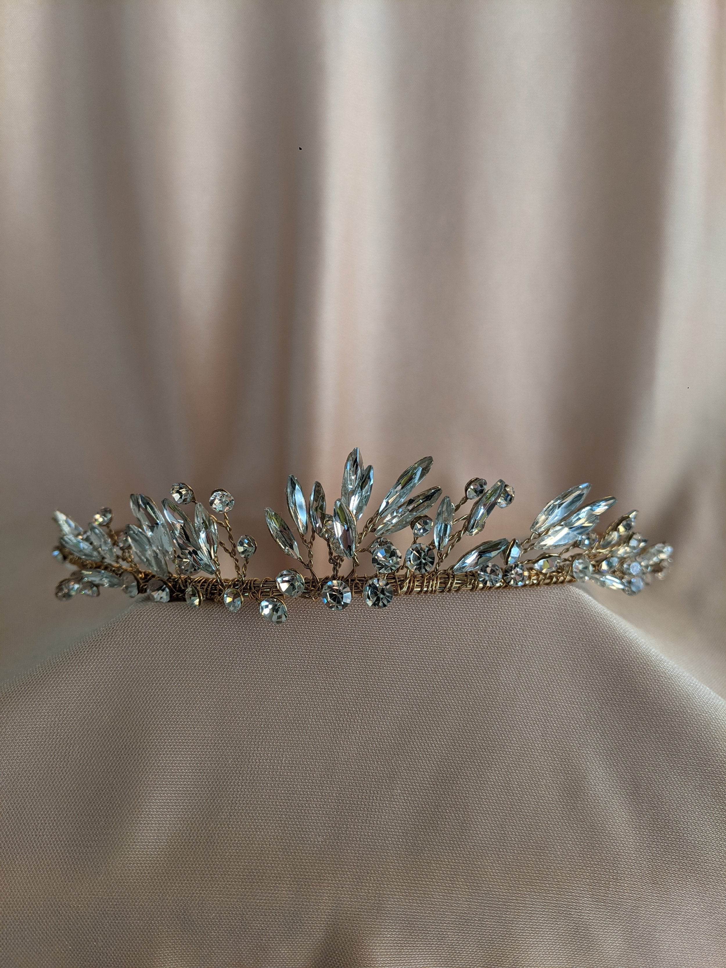 Gold & Crystal Crown