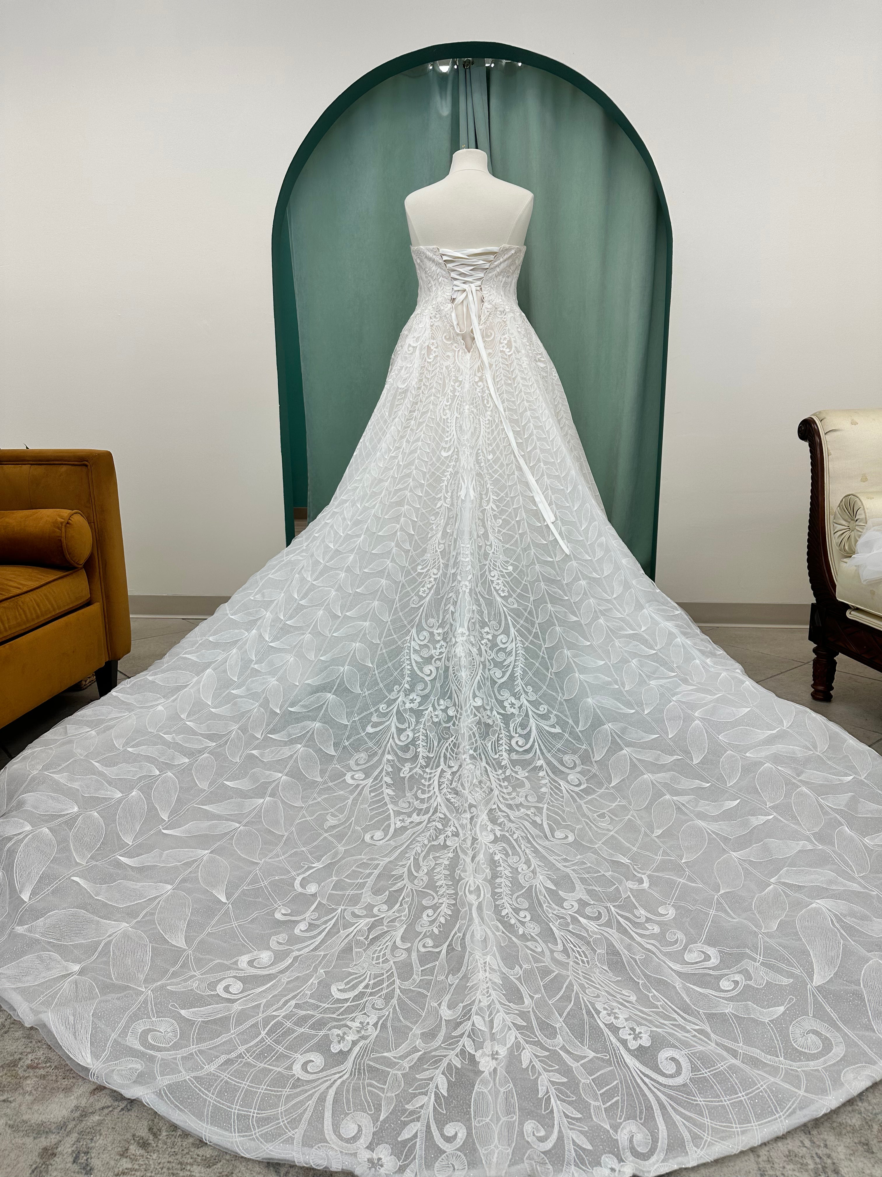 Custom Sparkle Boho Ballgown