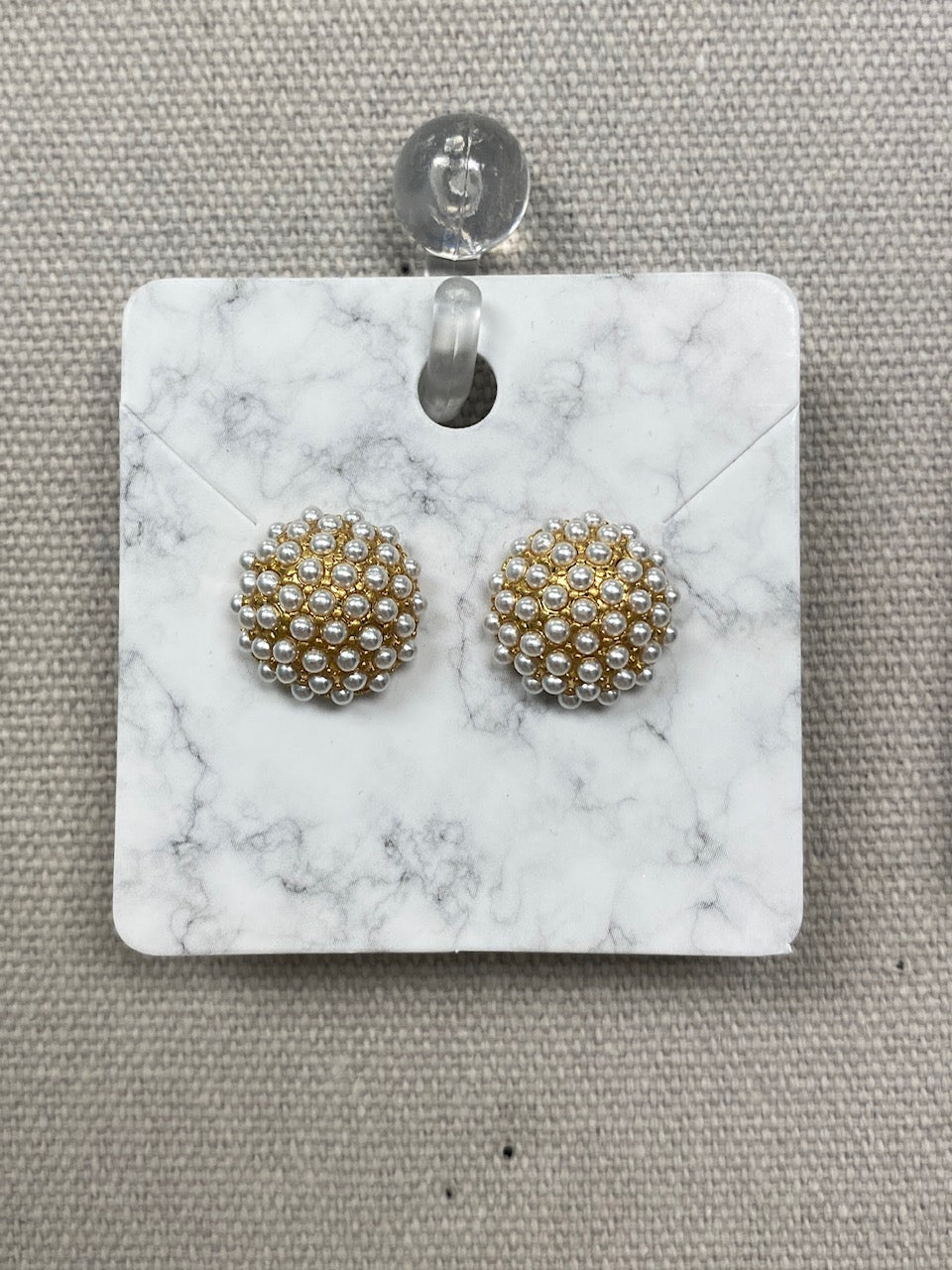 Olive and Piper Gold Pearl Studs IC 579