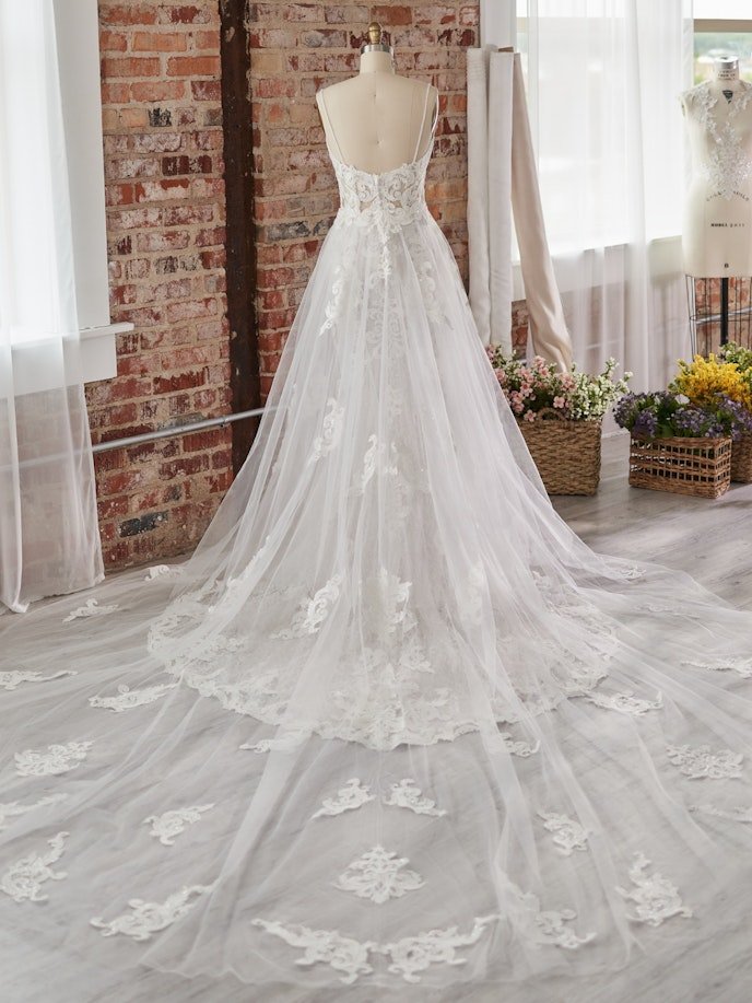 Maggie Sottero Tuscany Detachable Train