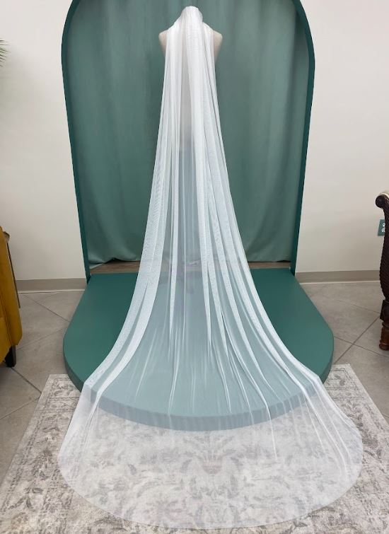 Soleil James Soft Tulle Chapel Veil