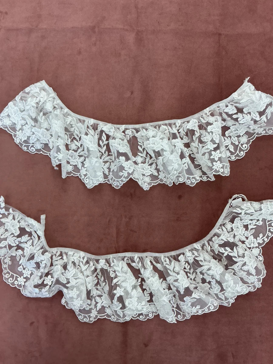 Lace sleeves
