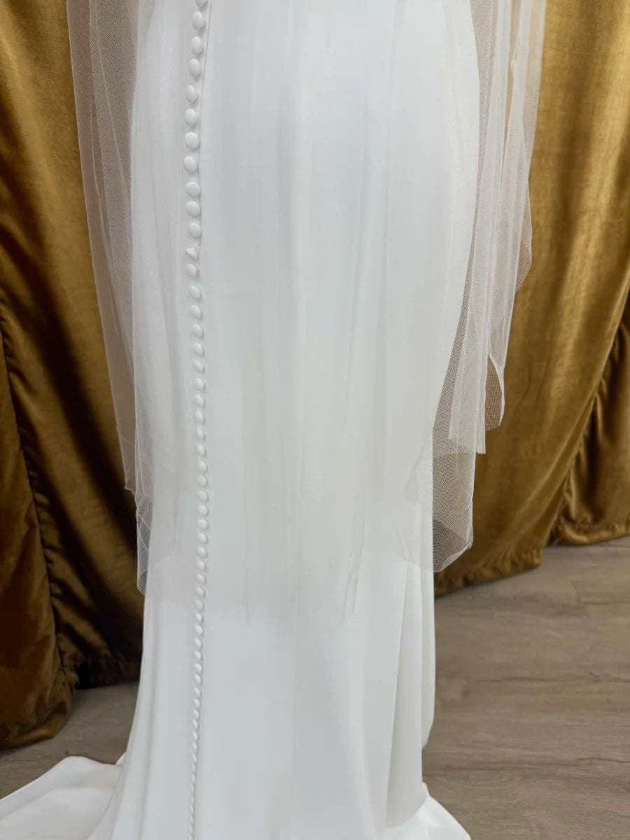 G14 Fingertip Soft Tulle Veil